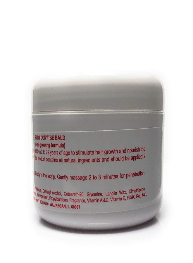 Baby Don't Bald Baby Don't Be Bald Hair & Scalp Nourishment Triple Strength (Red) 8 Oz. - Image 4