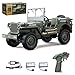 Hylukon Remote Control Car 24Ghz 4WD Off Road RC Jeep Rock Crawler Vehicle with Linked Lights 110 Scales All Terrain Remote Control Trucks RTR Hobby RC Car for Teen Adults - Image 3