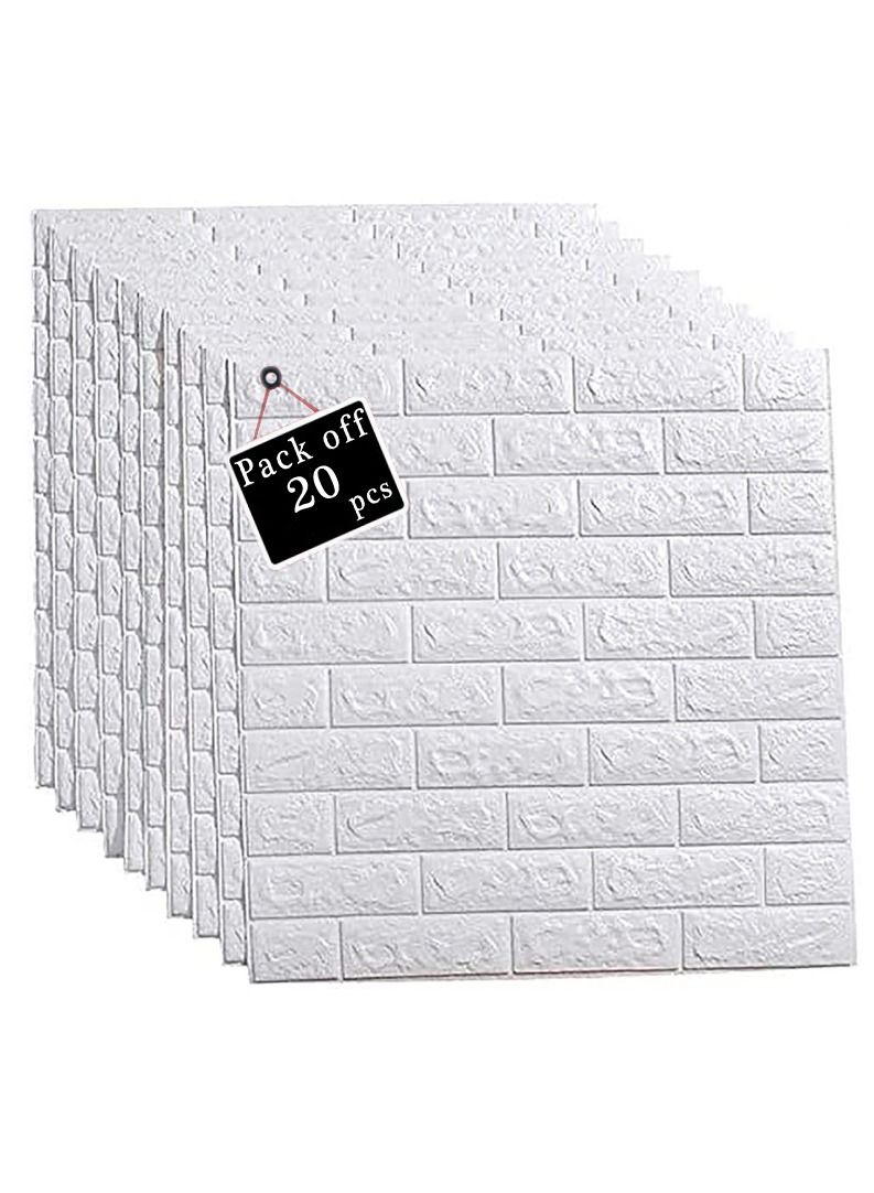 FFD Wall Sticker White 70x77cm 20pcs - Image 2