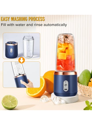 Portable Multi-Functional Juicer with Rechargeable Battery - Lightweight Food-Grade PP Cup, Durable Plastic, Ideal for Home And On-The-Go Use - view 4