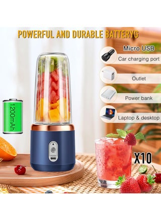 Portable Multi-Functional Juicer with Rechargeable Battery - Lightweight Food-Grade PP Cup, Durable Plastic, Ideal for Home And On-The-Go Use - view 2