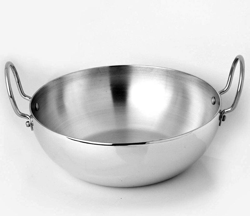 Damurhu Pure Aluminium Kadai, Deep Frying pan, Aluminium kadai, Shallow Cooking kadai Size- 6 (1650 ML) - Image 5