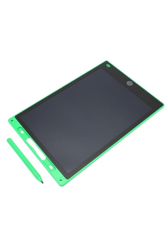 12 Inch LCD Writing Tablet for Kids, Colorful Doodle Board Drawing Pad for Kids, Electronic Drawing Board Erasable & Reusable, LCD Drawing Tablet for Kids Toddler Toys Gifts - Green - Image 1