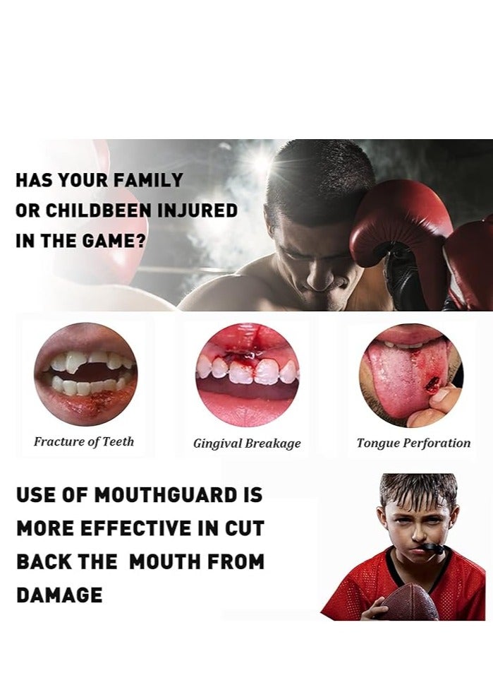 Generic 3 PCS Eva Mouth guards with Box, Sports Mouth guards, Ultra-Thin Mouthguards for Boxing, Basketball, Hockey, Football  - Image 4