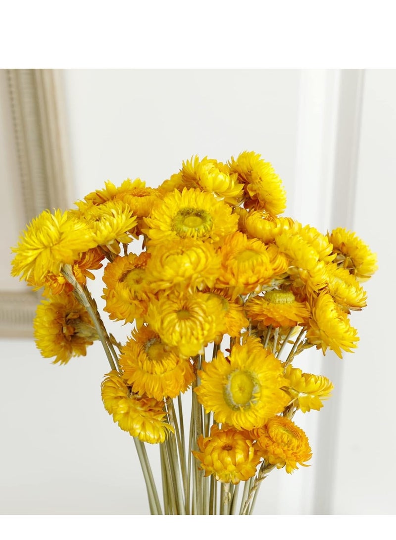 SYOSI Artificial African Daisies Flowers Daisy Silk Gerbera Pack of 30 (Yellow) - Image 5