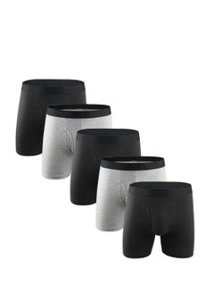 Natural Feelings Mens Boxer Shorts Soft Cotton Men Pack Breathable Underwear Briefs M