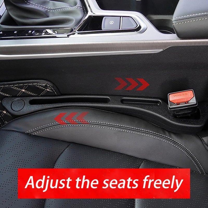 JCL Car Seat Gap Filler 2 Pack, Soft Multifunctional Gap Filler for Car Seat Gap Filler Organizer, Universal Car Gap Seat Filler Fits Car Truck SUV to Fill The Gap Between Seat and Console - Image 3