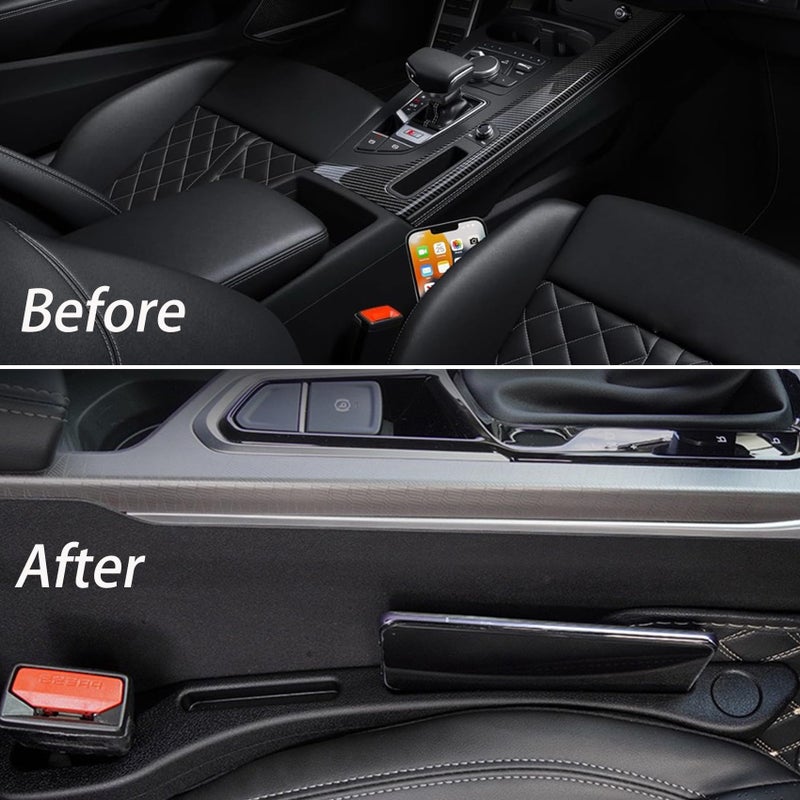 JCL Car Seat Gap Filler 2 Pack, Soft Multifunctional Gap Filler for Car Seat Gap Filler Organizer, Universal Car Gap Seat Filler Fits Car Truck SUV to Fill The Gap Between Seat and Console - Image 5