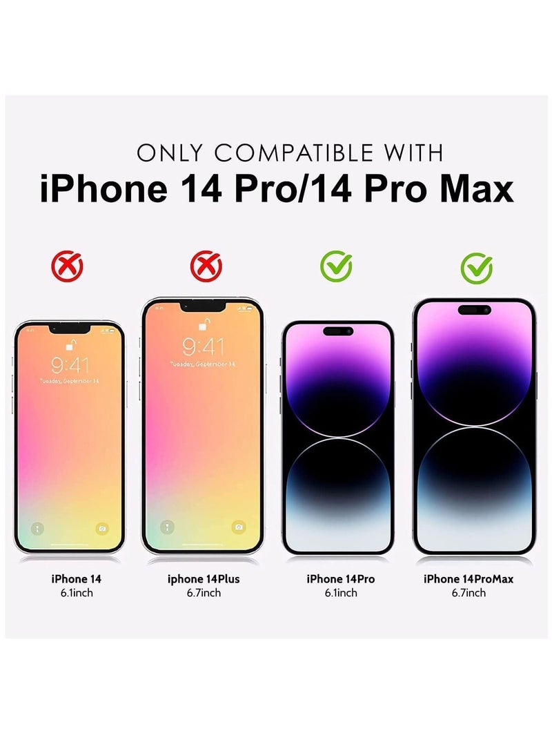 DUSALA Camera Lens Screen Protector for iPhone 14 Pro/iPhone 14 Pro Max, 9H Hardness Transparent HD Protective Tempered Glass Protector Film -3 pack - Image 2