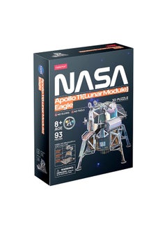 CubicFun Nasa Apollo 11 Eagle Lunar Module 3D Puzzle (93 Pieces)  - Image 3