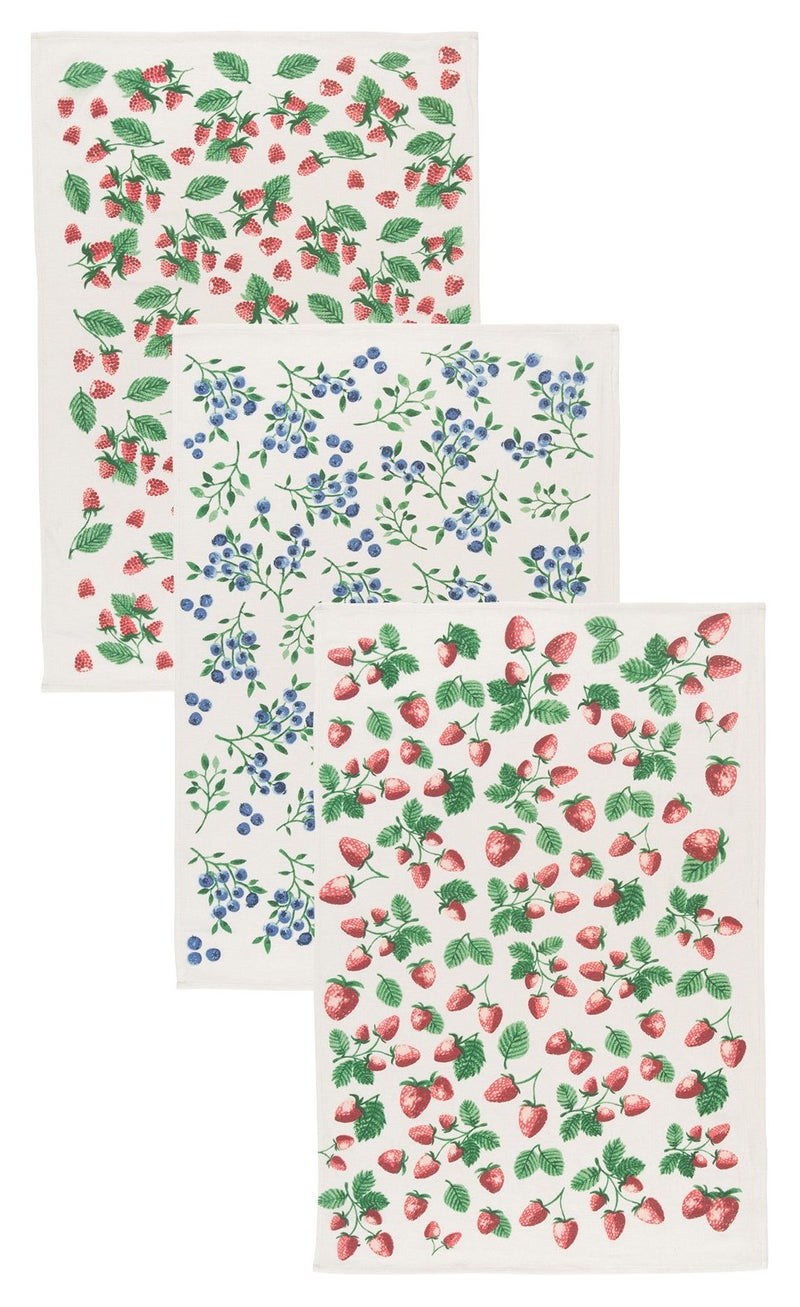 Now Designs Berry Patch Floursack Towels (Set of 3) - Image 2