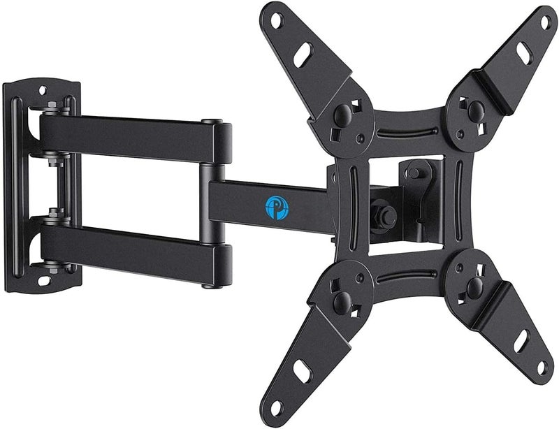 Pipishell Full Motion TV Wall Mount for Echo Show 21/15 and 13-42 Inch Flat Curved Screen TVs & Monitors, Max VESA 200x200mm up to 44lbs, TV Mount Wall Bracket with Rotation Swivel Tilt Extension - Image 1