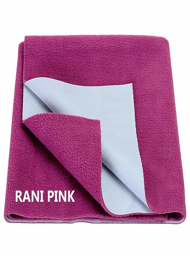 ATOOTFUSION Soft & Water Proof Baby Dry Sheet/Bed Protector,Reusable Bed Underpad, Waterproof Bed Pad & Pee Pad, Perfect for Kids, Adults, The Elderly (Rani Pink, Extra Large Size, 200 x 140 cm,) - Image 1