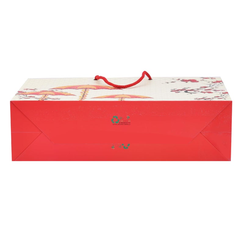 PPJ ® - WEDDING (UMBRELLA) (30 Pcs.)(WEDDING) PAPER CARRY BAG, 10 Inch X 14 Inch X 4 Inch for DIWALI/WEDDING/FUNCTION/BIRTHDAY/RETURN GIFTS/CHRISTMAS (Pack of 30) - Image 3