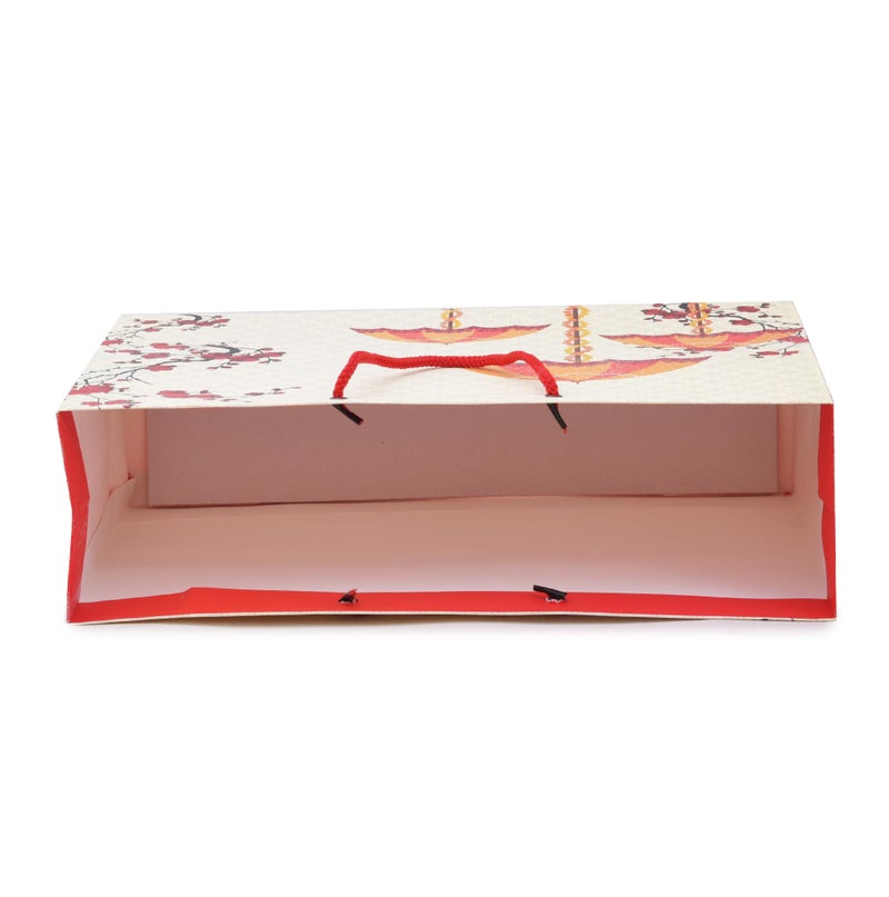 PPJ ® - WEDDING (UMBRELLA) (30 Pcs.)(WEDDING) PAPER CARRY BAG, 10 Inch X 14 Inch X 4 Inch for DIWALI/WEDDING/FUNCTION/BIRTHDAY/RETURN GIFTS/CHRISTMAS (Pack of 30) - Image 4