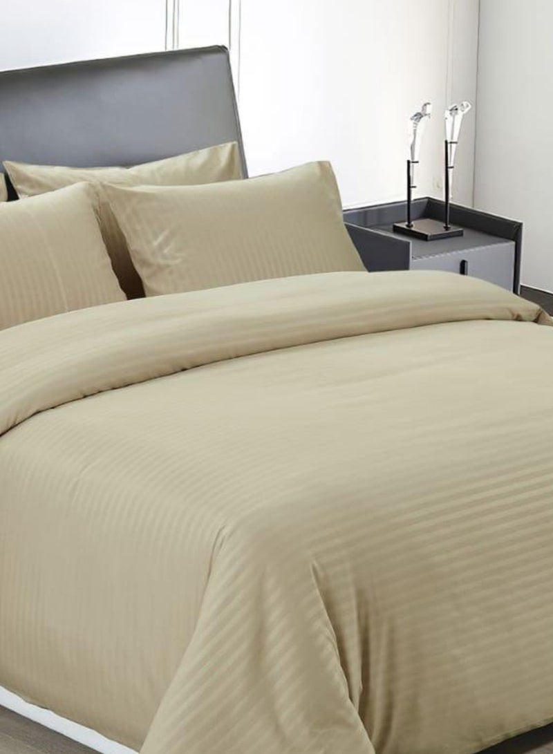 Duvet cover set , king size ,6pcs set with duvet cover 220*240cm and fit sheet and 4pcs pillowcases - Image 2