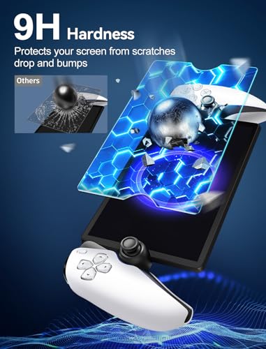 ivoler 2-Pack Screen Protector Tempered Glass for PlayStation Portal Remote Player 8 inch 2023, Transparent HD Clear Anti-Scratch Screen Protector for PlayStation PS Portal Remote Player 8.0'' - Image 3