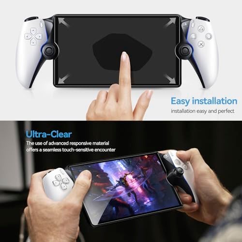 ivoler 2-Pack Screen Protector Tempered Glass for PlayStation Portal Remote Player 8 inch 2023, Transparent HD Clear Anti-Scratch Screen Protector for PlayStation PS Portal Remote Player 8.0'' - Image 5