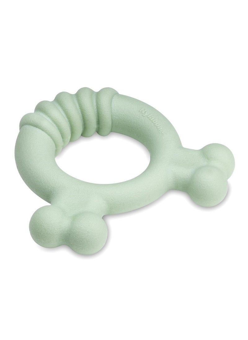 Nylabone Sensory Material Puppy Teething Ring Chew Toy Chicken Flavour Small Regular for Puppies up to 11kg  - Image 2
