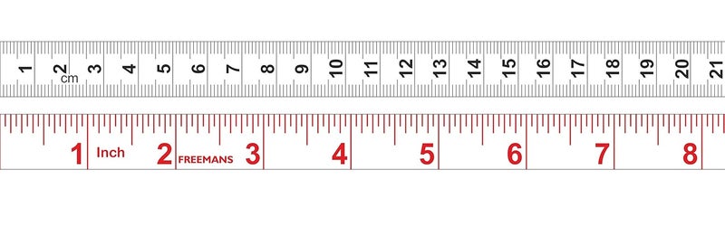 FREEMANS TT1513 Double Sided 15m60 Inches Soft Tailor Measurement Tape for Home Use Tailoring Fiberglass Tailor Measuring Tape Inch Tape for DIY Pack of 20 - Image 2