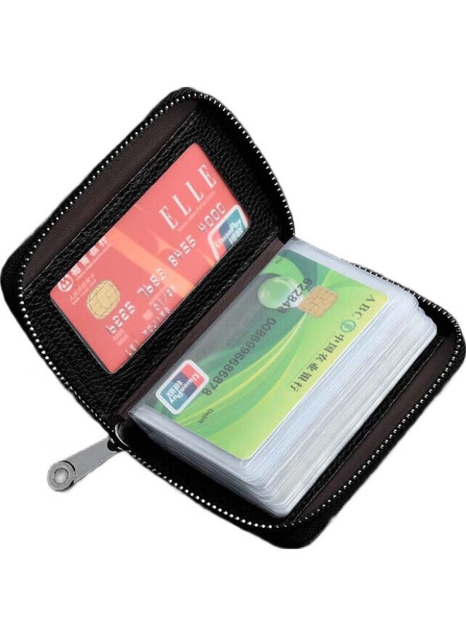 Jevi Card Holder For Men And Women, Elegant And Fashionable, Compact With Multiple Card Slots, Large Capacity, Ultra-Thin, Id Holder, Bank Card Case, Anti-Magnetic - Image 2