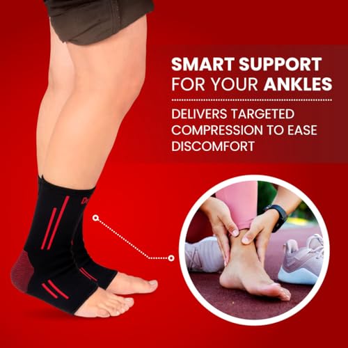 Dr. Ortho Dr.Ortho Ankle Support For Pain Relief|Ankle Brace For Men & Women| Ankle Binder For Men Foot Support - (Black, Small) - Image 3