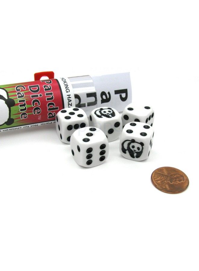 Koplow Games Panda Dice Game With 5 Dice Travel Tube And Gaming Instructions - Image 1