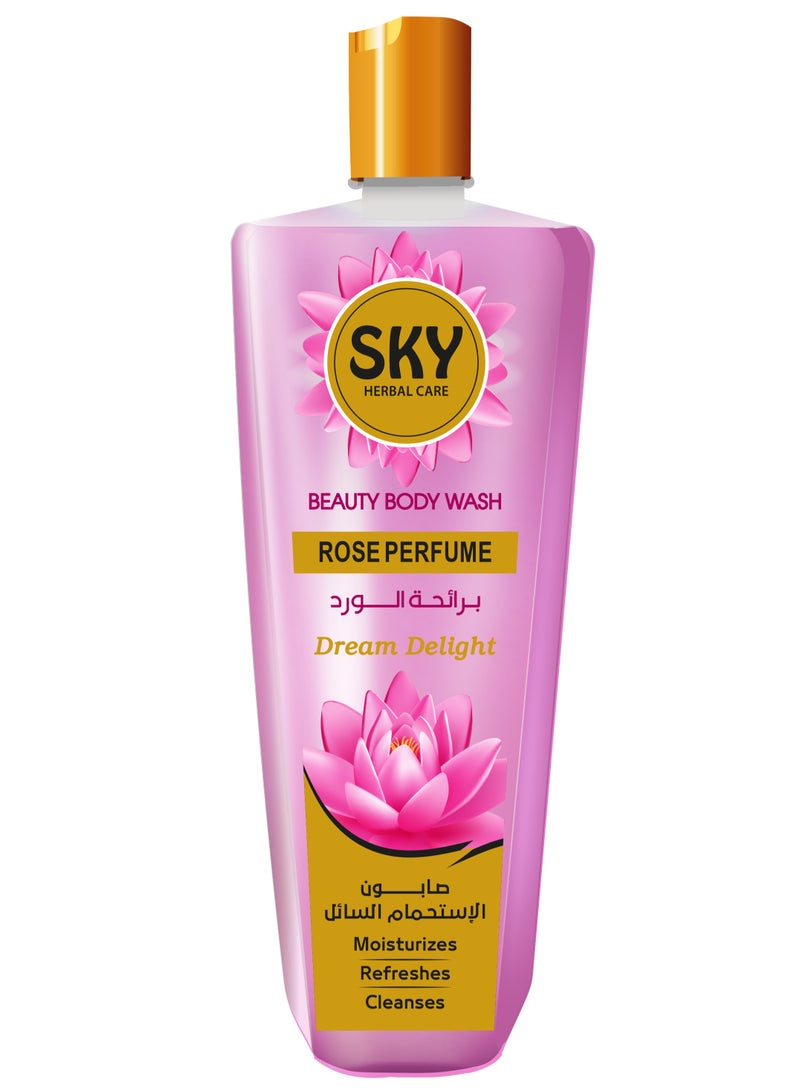 سكاي جل استحمام 1 لتر برائحة الورد - Image 1