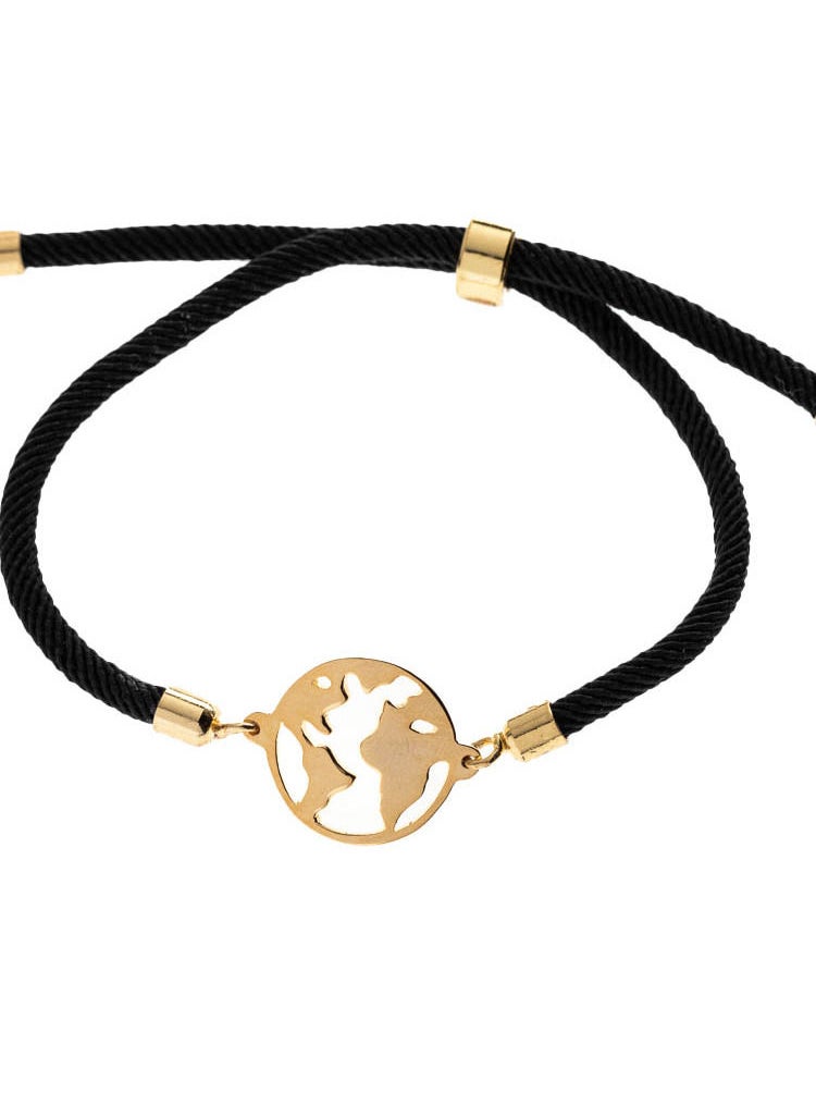 Trendella - World map bracelet HIGH QUALITY handmade colorful bracelet perfect as a gift idea for women and teenage Girls - Image 1