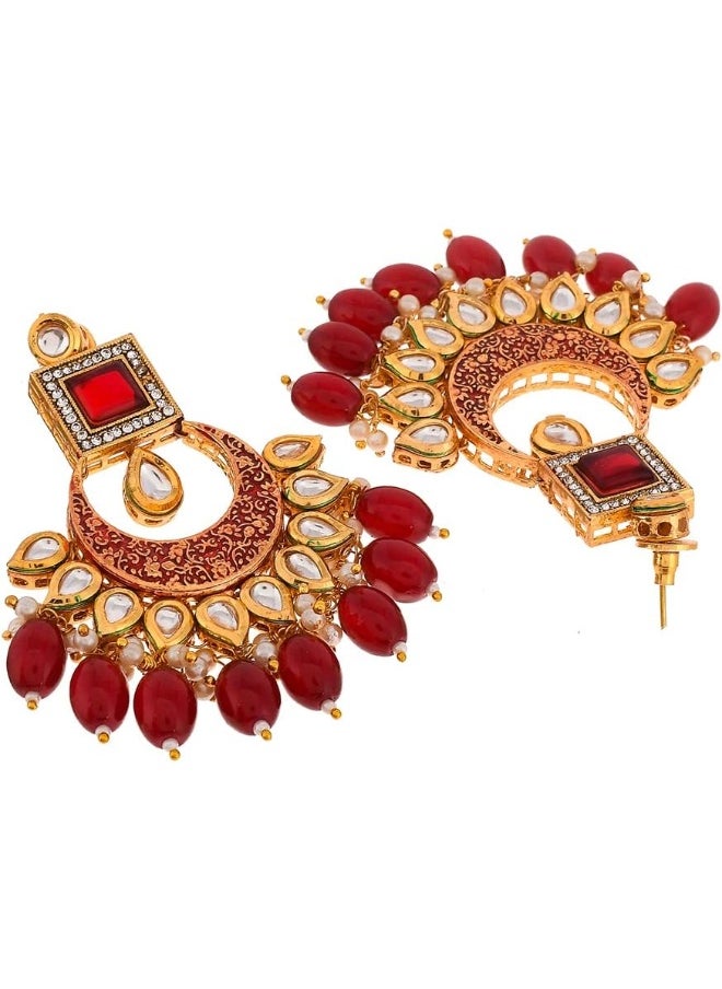 Kundan Elegance Red Stones Jewellery Set - pzsku/Z78B9438A920C06159318Z/45/_/1730198349/7d1ed6ed-777a-4c41-9f8b-84dbe2c5717a