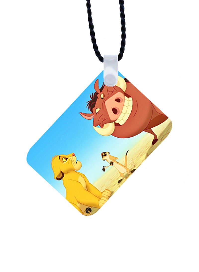 RKN Lion King Printed Car Mirror Pendant - Image 2