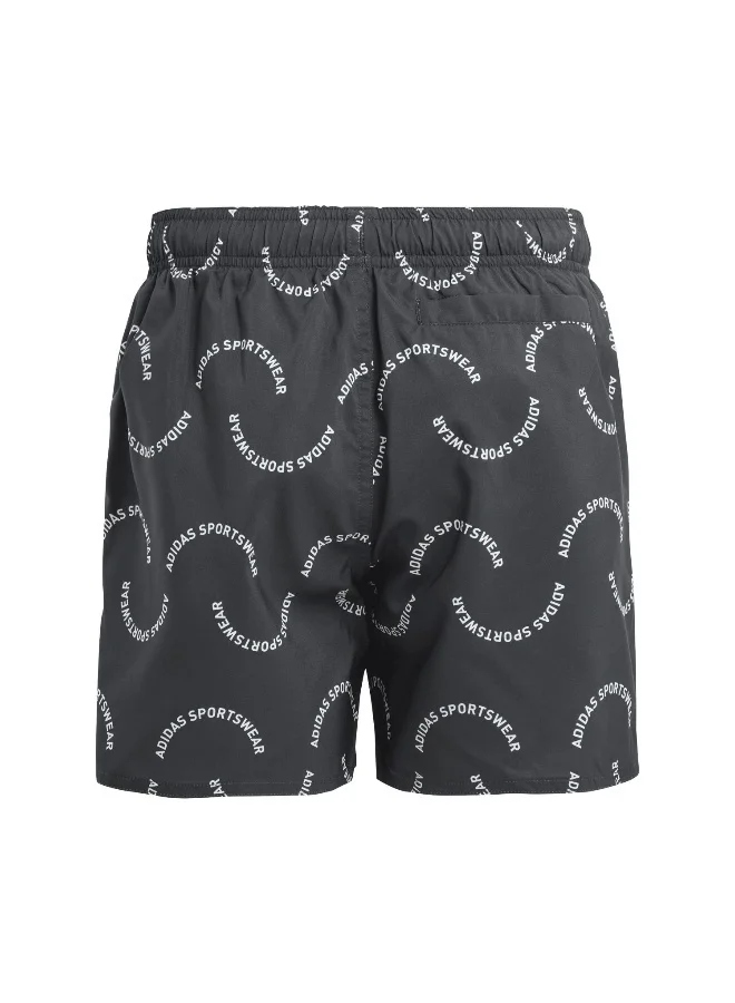 adidas Originals adidas Wve Clx Sl Kids Black Swim Swimwear 5-6Y