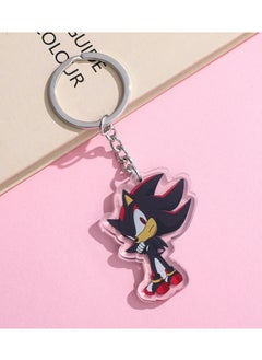 Generic Sonic the Hedgehog Shadow the Hedgehog Acrylic Keychain 