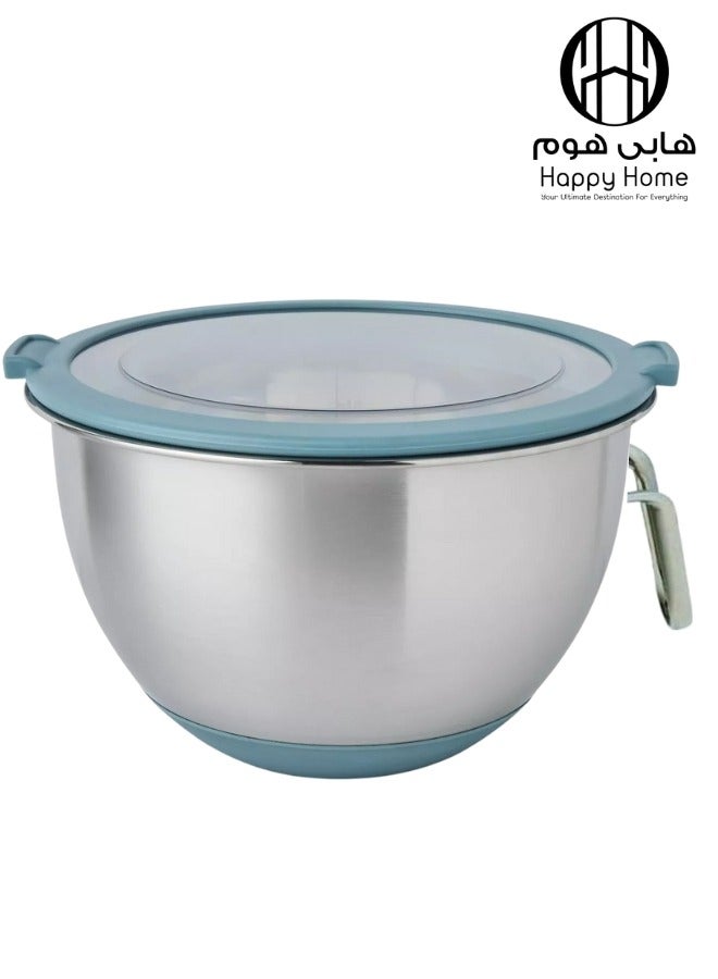 هابي هوم وعاء خلط من الستانلس ستيل  بغطاء اكليريك سعه 3.5لتر - Image 1