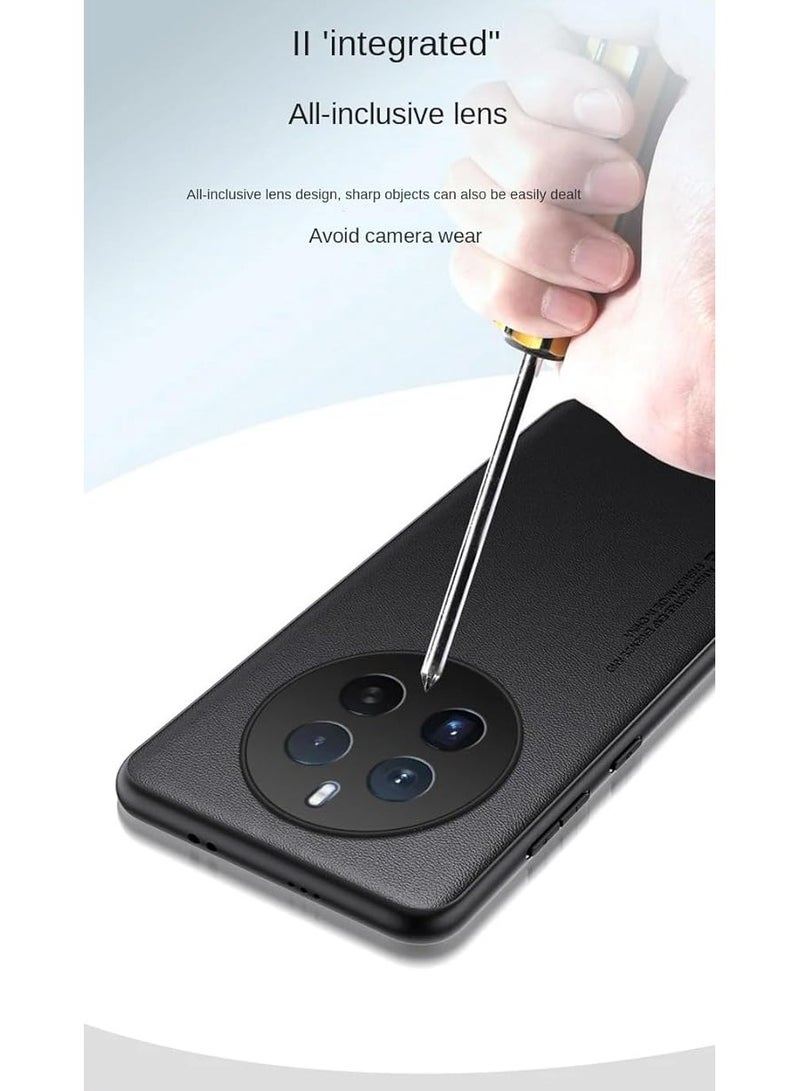 عام حافظة متوافقة مع ريلمي 12 برو بلس ، حافظة هاتف من الجلد العادي من السيليكون ماتي الوفير للصدمات لينة حافة غطاء لريلمي 12 برو بلس - Image 4