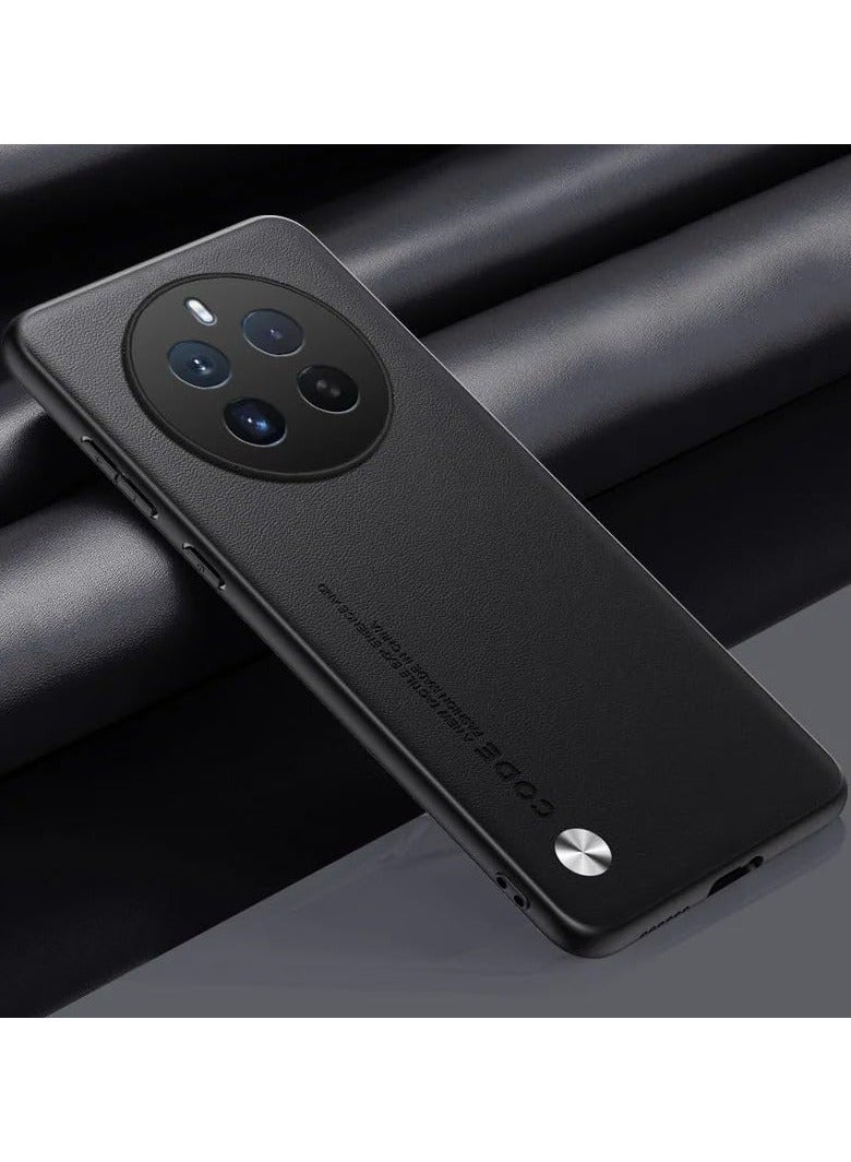 عام حافظة متوافقة مع ريلمي 12 برو بلس ، حافظة هاتف من الجلد العادي من السيليكون ماتي الوفير للصدمات لينة حافة غطاء لريلمي 12 برو بلس - Image 1