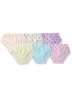 BODYCARE Girls Cotton Panty (Pack of 6) (E6601_Multicoloured_60_Multicoloured 5_4 Years-5 Years) (Color & Print May Vary)