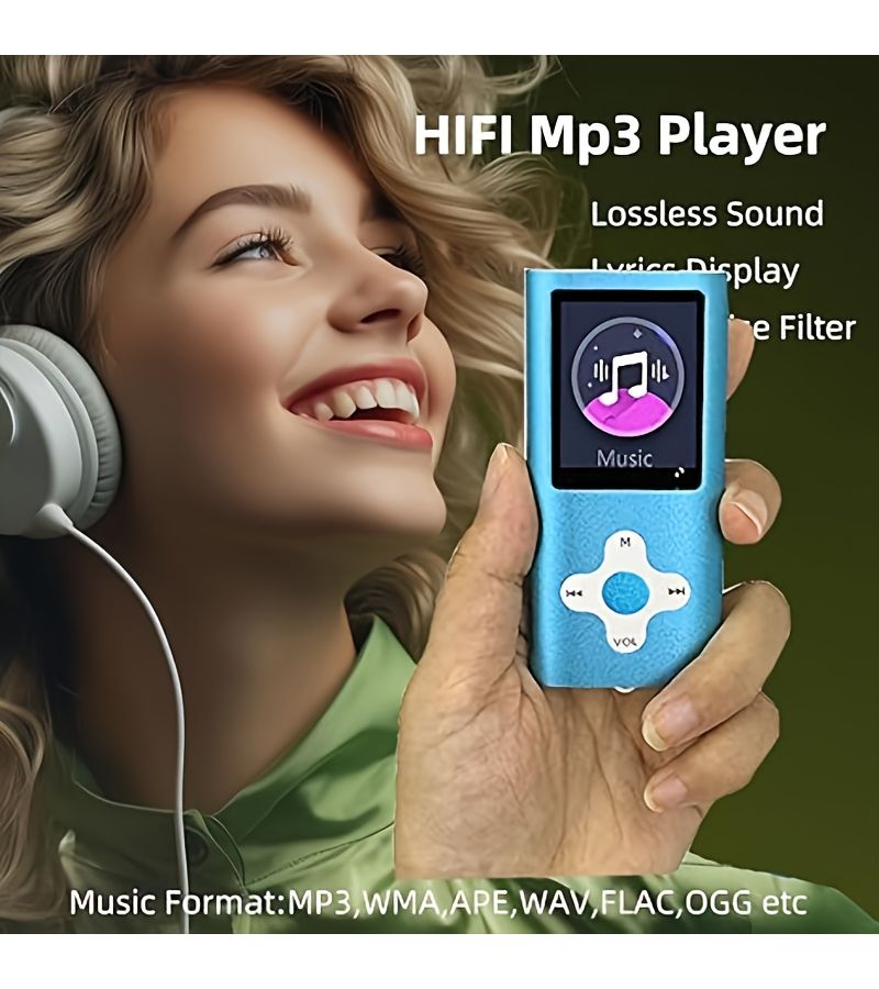Red 18 Inch LED Screen MP3 Player Music Video With Headphones - Image 1