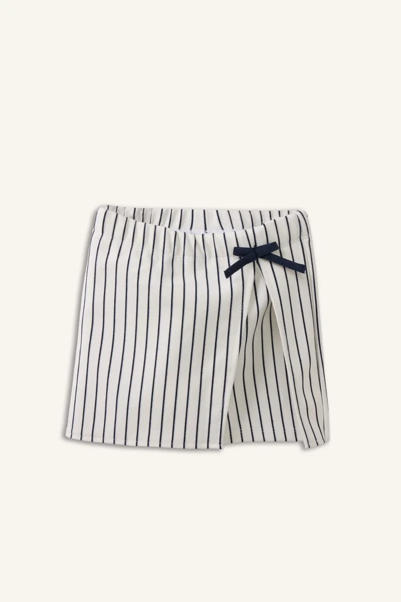 ديفاكتو Baby Girl 2 piece Regular Fit Crew Neck T-shirt and Skirt Set