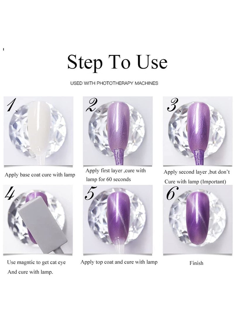 MissTiara طلاء أظافر جل بـ 6 ألوان بالأشعة فوق البنفسجية وLED A24 - Image 4