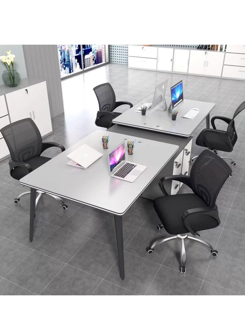 Ergonomic Office Chair Computer Chair Adjustable and Comfortable Rotating Chair with Lumbar Support, Suitable for Home Desks