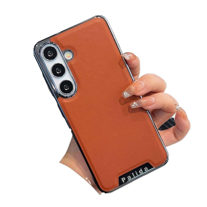 Protective Case | Drop Protection | Business Armor Leather Texture | Shockproof Cover for Samsung Galaxy S22 | PC+Leather Texture - Image 1