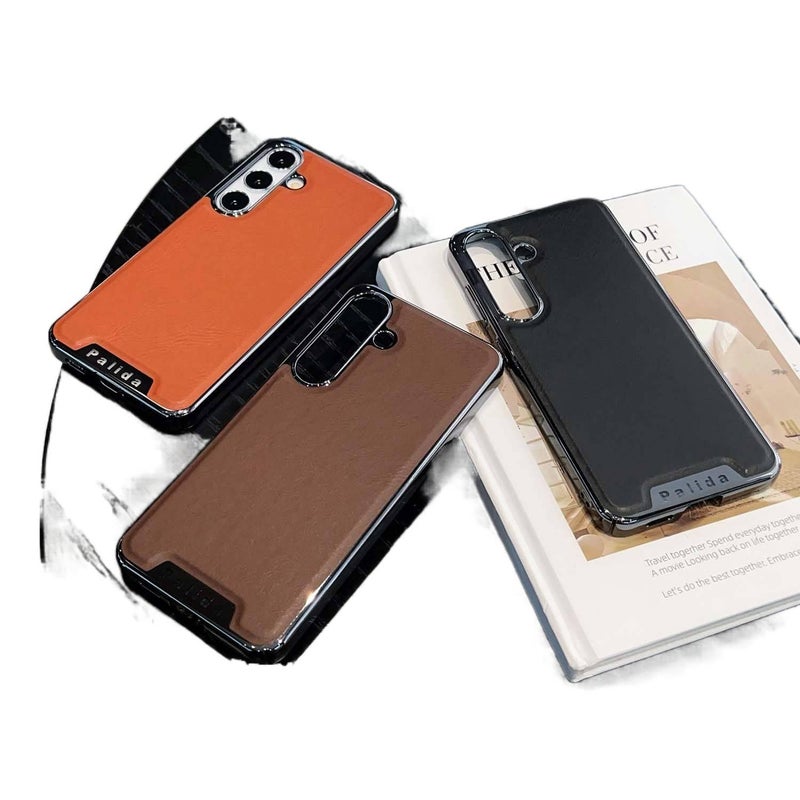 Protective Case | Drop Protection | Business Armor Leather Texture | Shockproof Cover for Samsung Galaxy S22 | PC+Leather Texture - Image 4