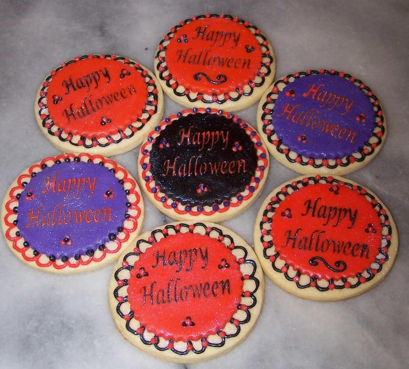 Designer Stencils C137 Celebration Cupcake and Cookie Stencils Happy Halloween Happy Easter Happy Valentines Day and Happy St Patricks Day - Image 3