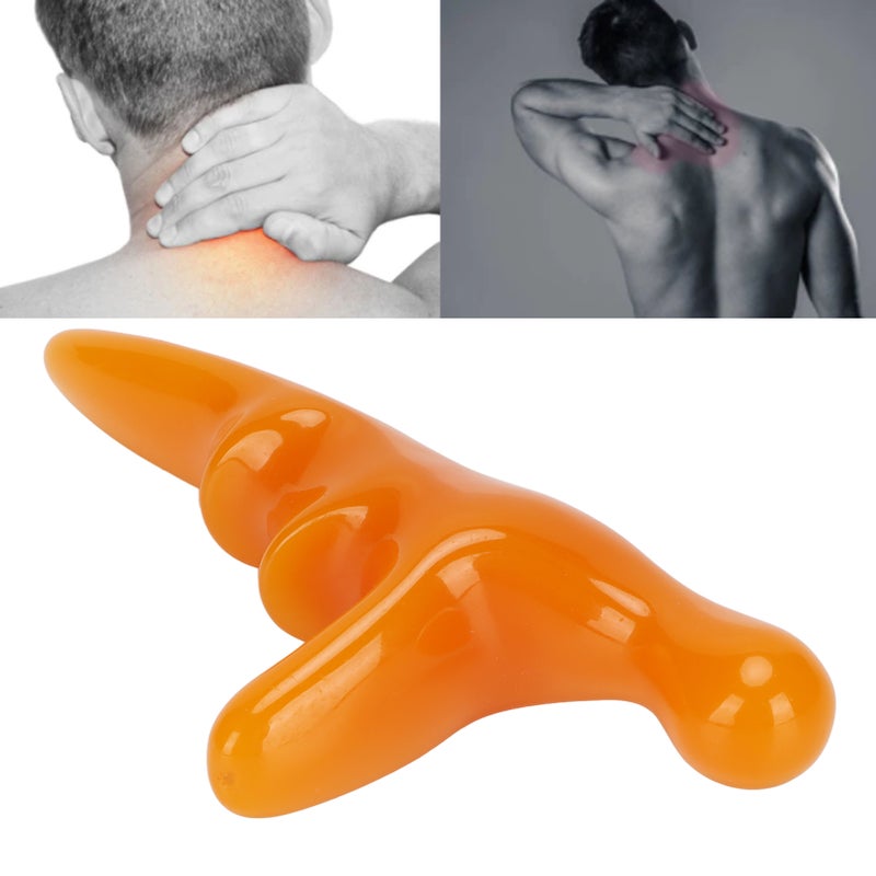 Trigger Point T Bar Massage Tool Muscle Relax Soreness Relief Foot Acupressure Deep Tissue Massage Stick - Image 3