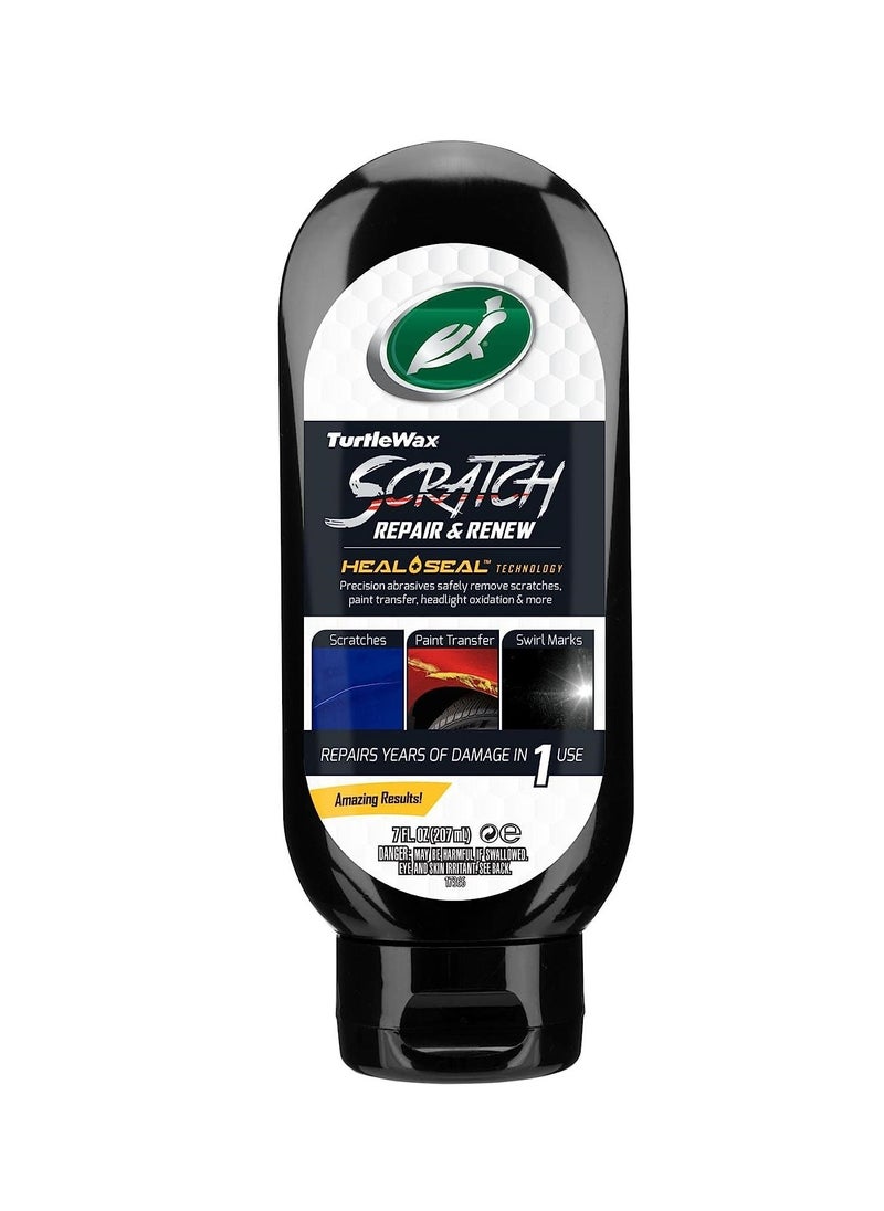 TurtleWax Scratch Repair And Renew Formula Against Scratches, Swirls, Paint Transfer Water Spots Of Car Surfaces 207Ml  - Image 1