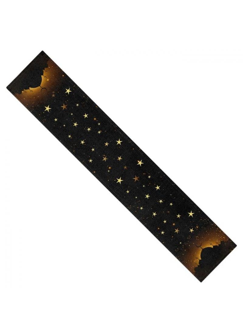 general 36*183cm Decorative Cotton And Linen Table Print Tablecloth - Image 1