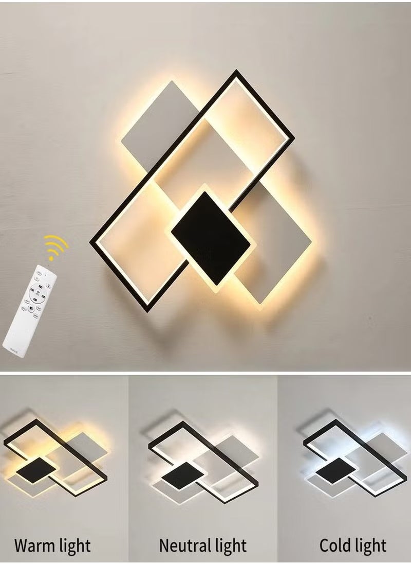 Modern LED Ceiling Light, 2700K-6500K Dimmable LED Ceiling Light with Remote Control  - Image 3