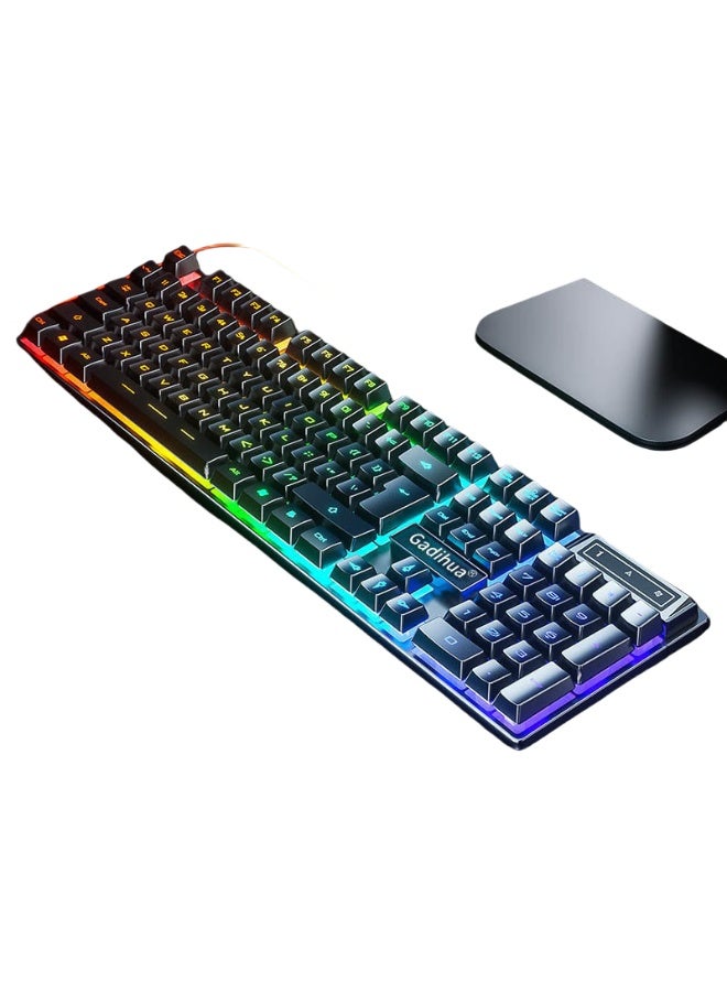 EBMINI New Wired Illuminated Mechanical Tactile Keyboard