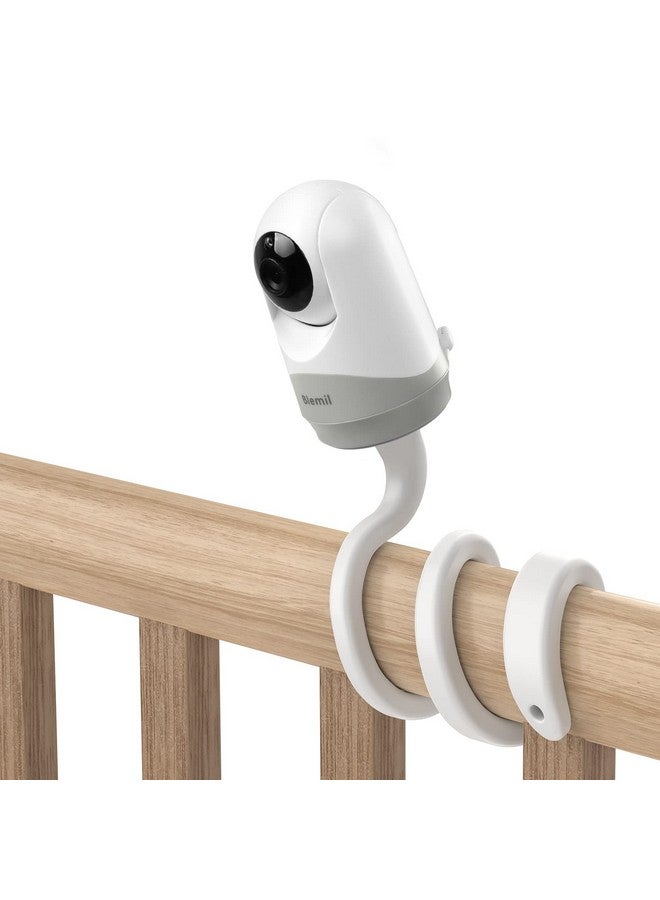 HOLACA Flexible Twist Mount for Hellobaby HB6550/HB65/HB66/HB248, Blemil Baby BL9052-2,JUAN2215 and VTimes302 Baby Monitor Camera Stand Bracket for Crib Without Tools or Wall Damage(Twist Mount) - Image 1